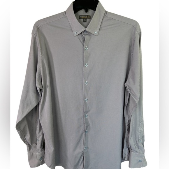 Peter Millar Summer Comfort Mens Button Down Dress Shirt XL L/S F107 - Picture 1 of 6